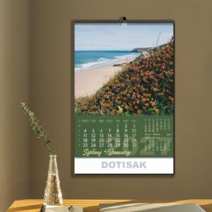 Veliki zidni kalendar - Cvijece do mora