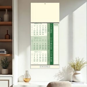 Trodijelni zidni kalendar - EKOBZ