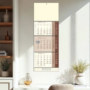 Trodijelni zidni kalendar - EKOS