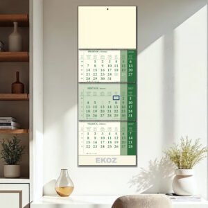 Trodijelni zidni kalendar - EKOZ