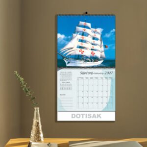 Veliki zidni kalendar - Jedrenjaci