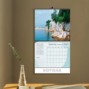 Veliki zidni kalendar - Kamen i more