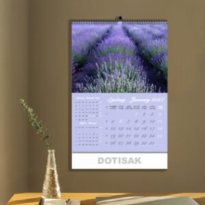 Veliki zidni kalendar - Lavanda