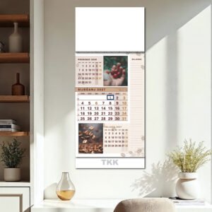 Trodijelni zidni kalendar - TRODJELNI KALENDAR KAVA